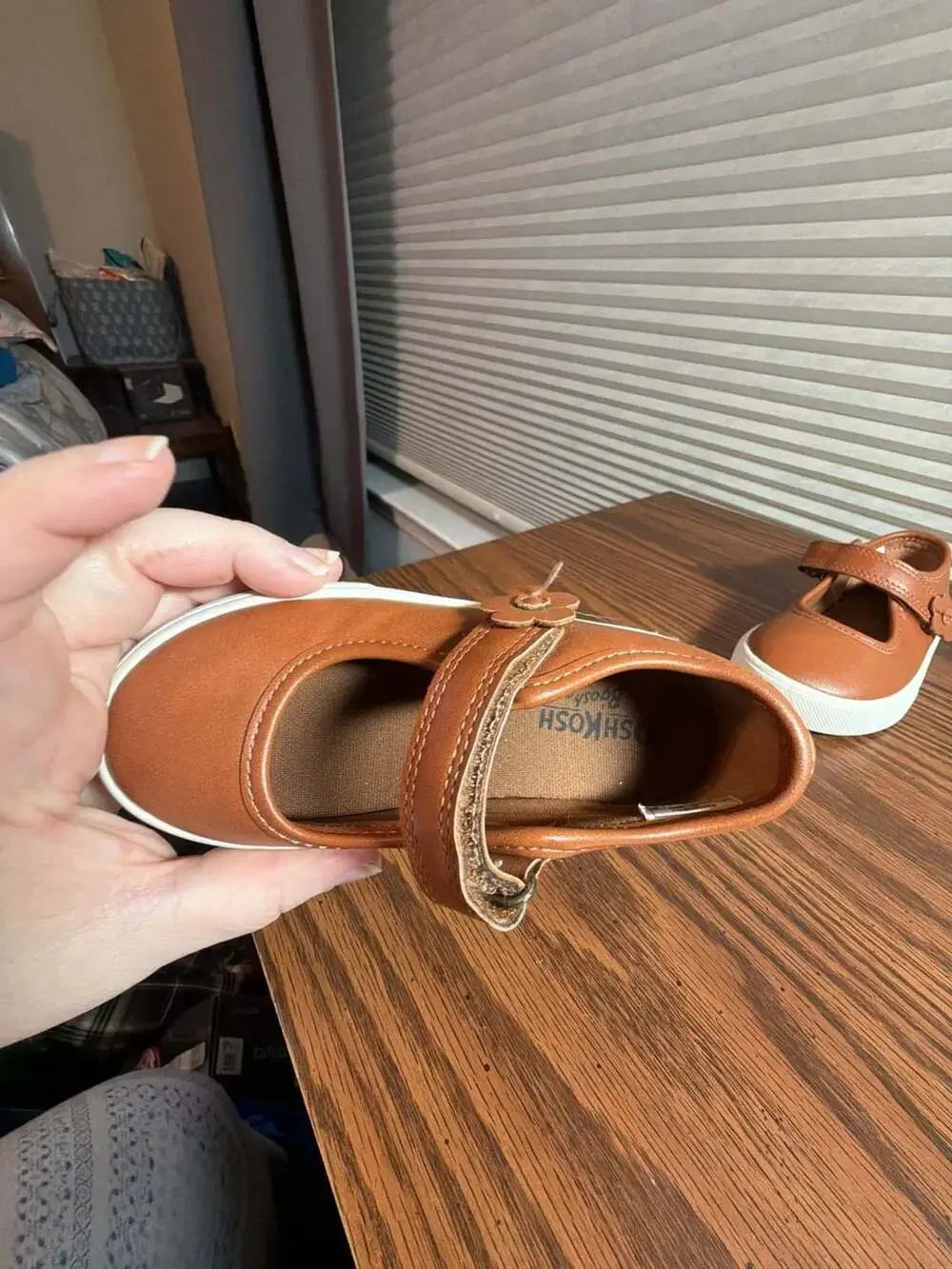 OshKosh B'gosh Mary Jane Shoes Size 8M Brown